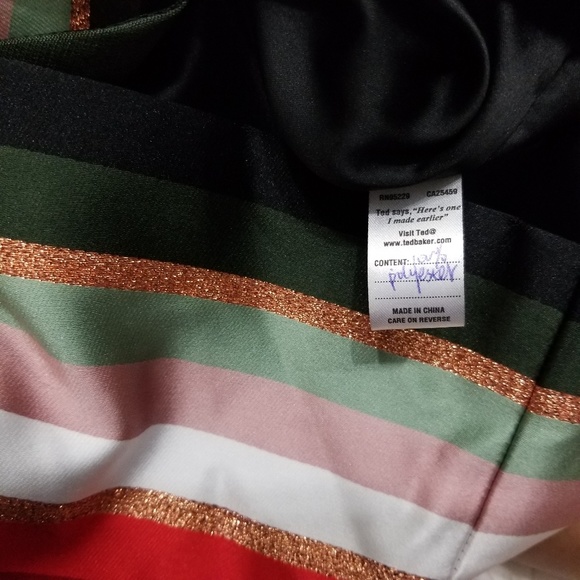 🍒NWT🍒 TED BAKER ARANIIE SAHARA DRESS - Picture 6 of 8